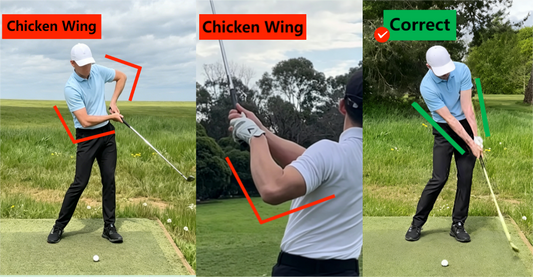 What Is a Chicken Wing in Golf? Causes & Fix for Beginners